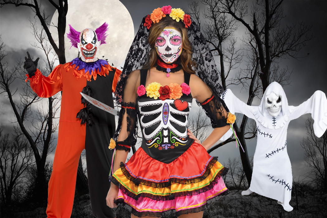 costume de carnaval și măști de Halloween