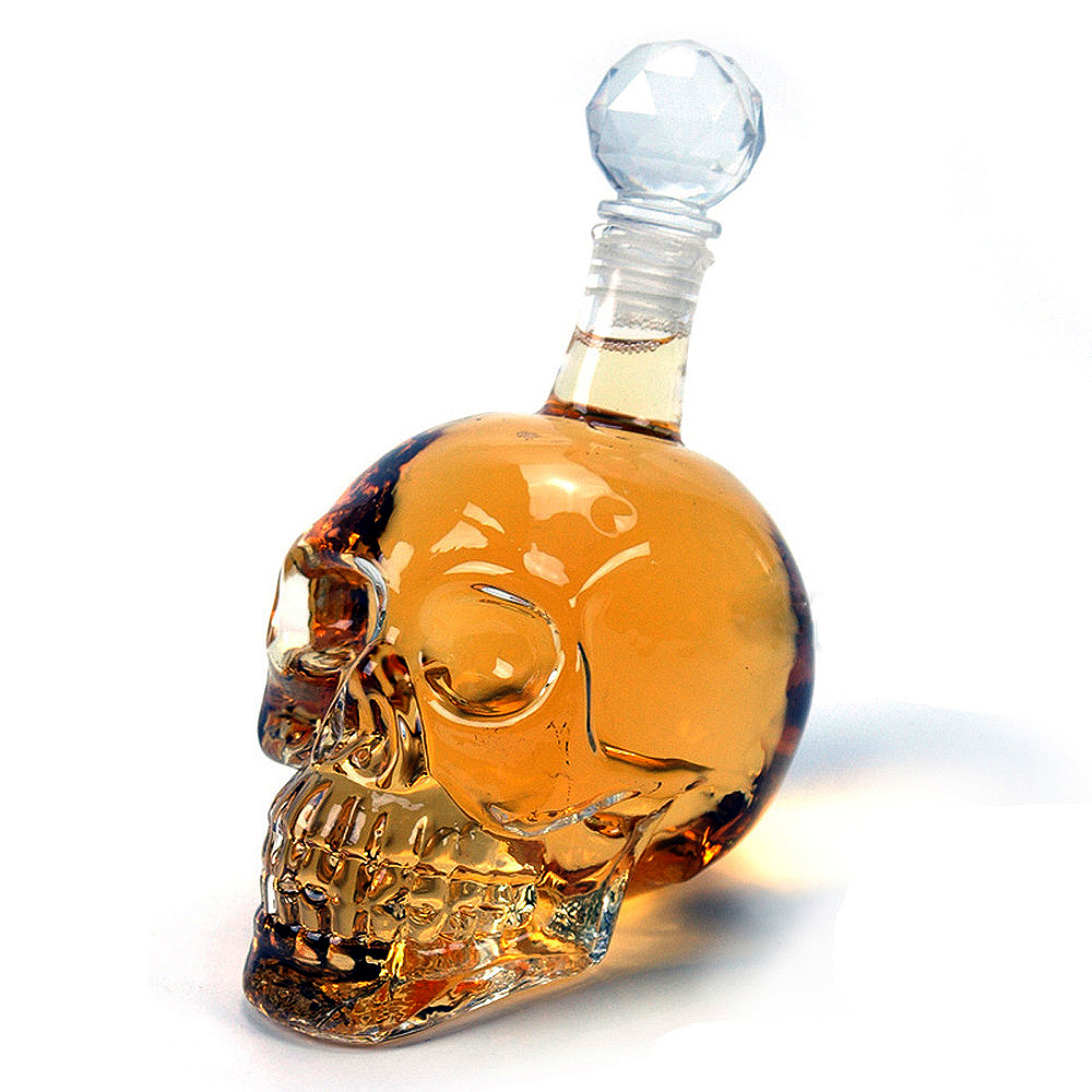 skull decanters - decanter whisky