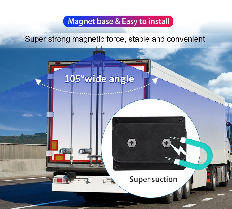 camera wifi cu magnet pentru camion auto van