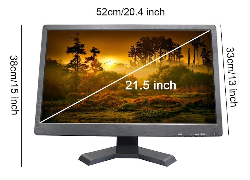 Monitor LCD LED vesa 21 inch pentru camere cu bnc
