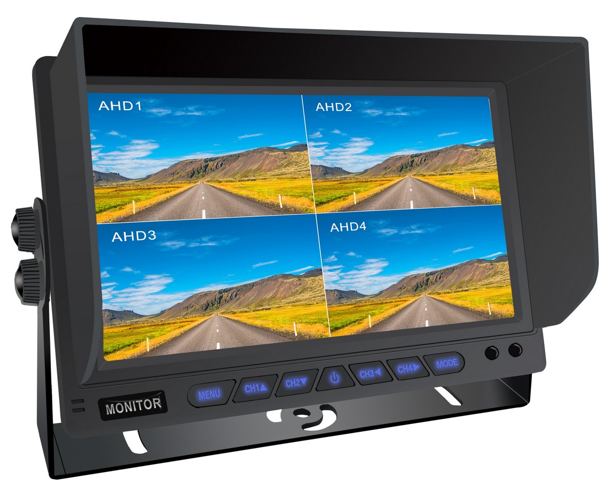 Monitor auto cu 8 canale cu înregistrare video