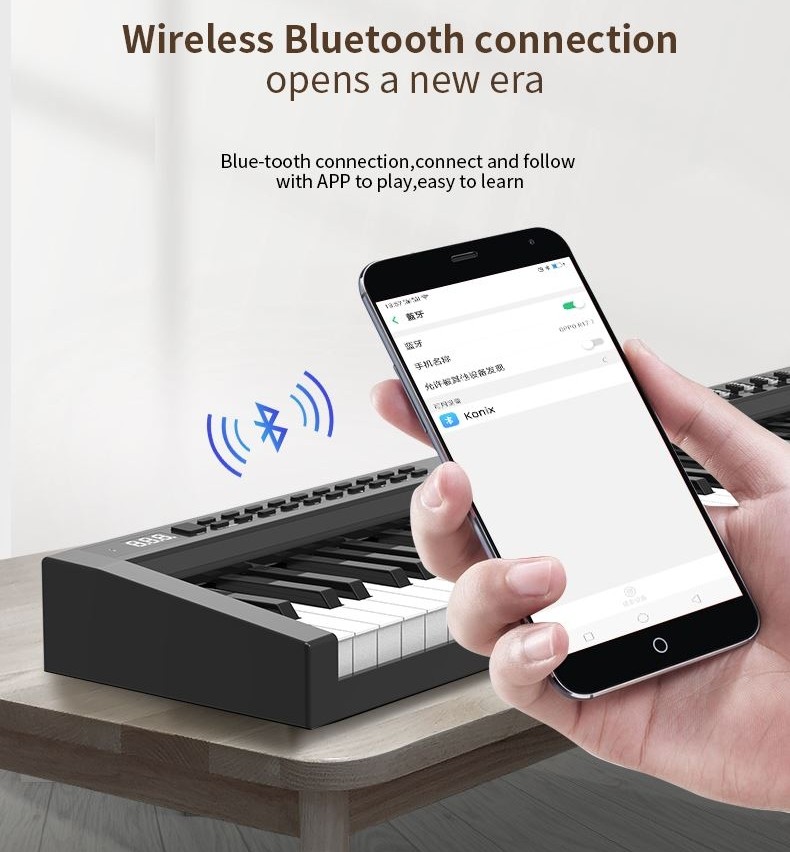 smartphone digital bluetooth pentru pian