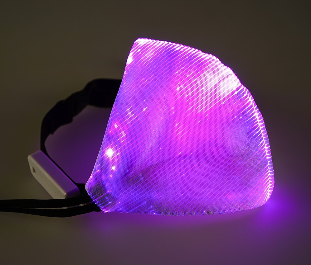 LED masca violet
