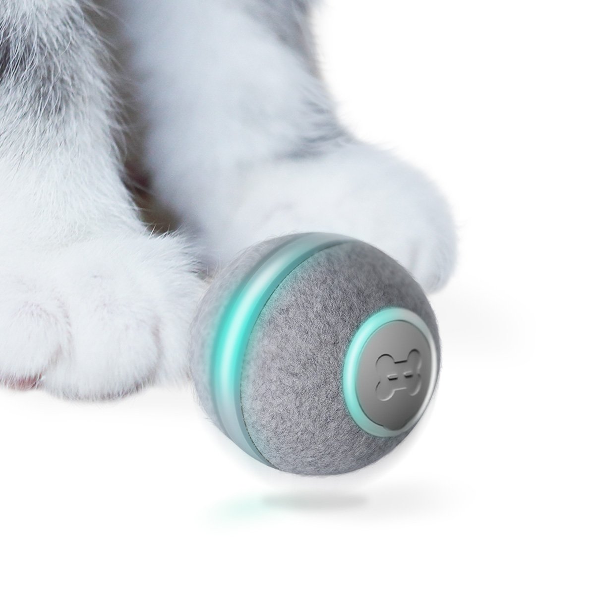 jucărie automată pentru pisică - minge cheerble
