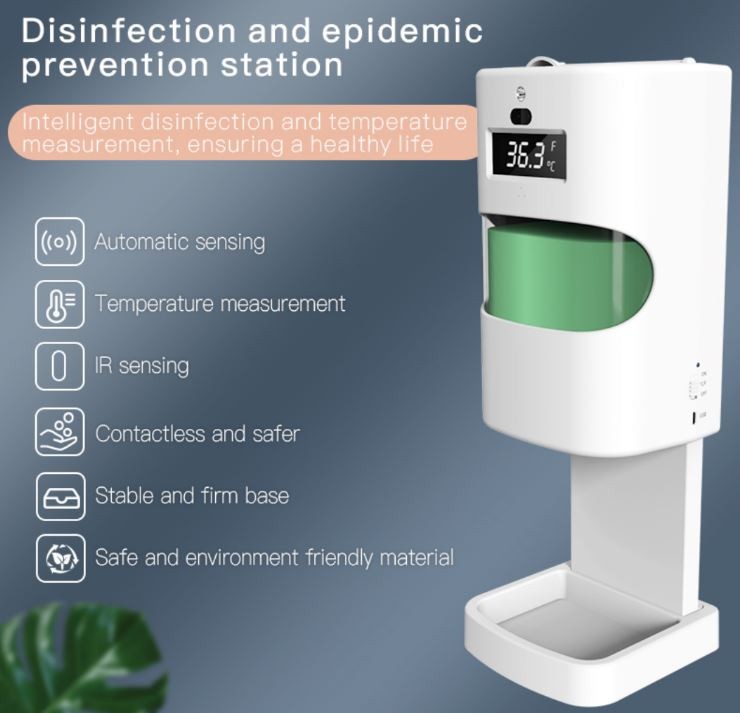Distribuitor automat de dezinfectare