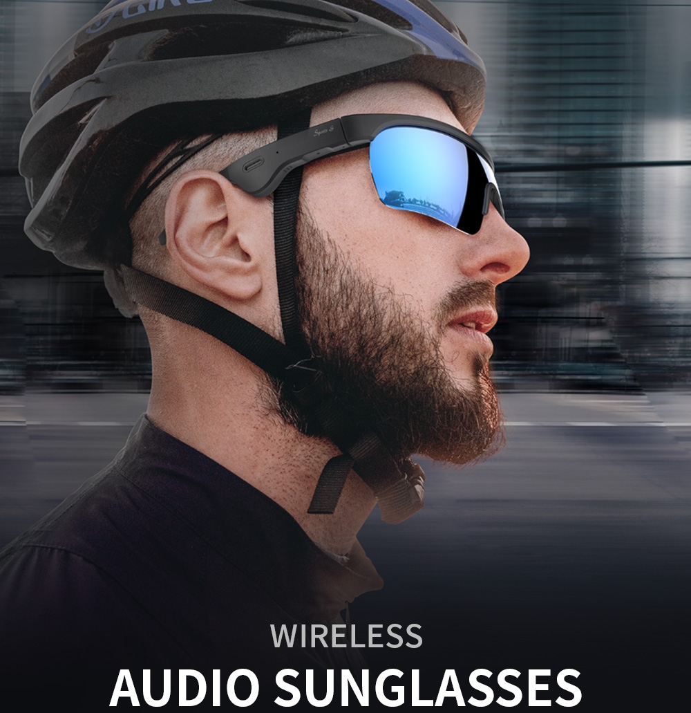 Ochelari de soare inteligenti audio, ochelari sport Bluetooth pentru ascultarea muzicii