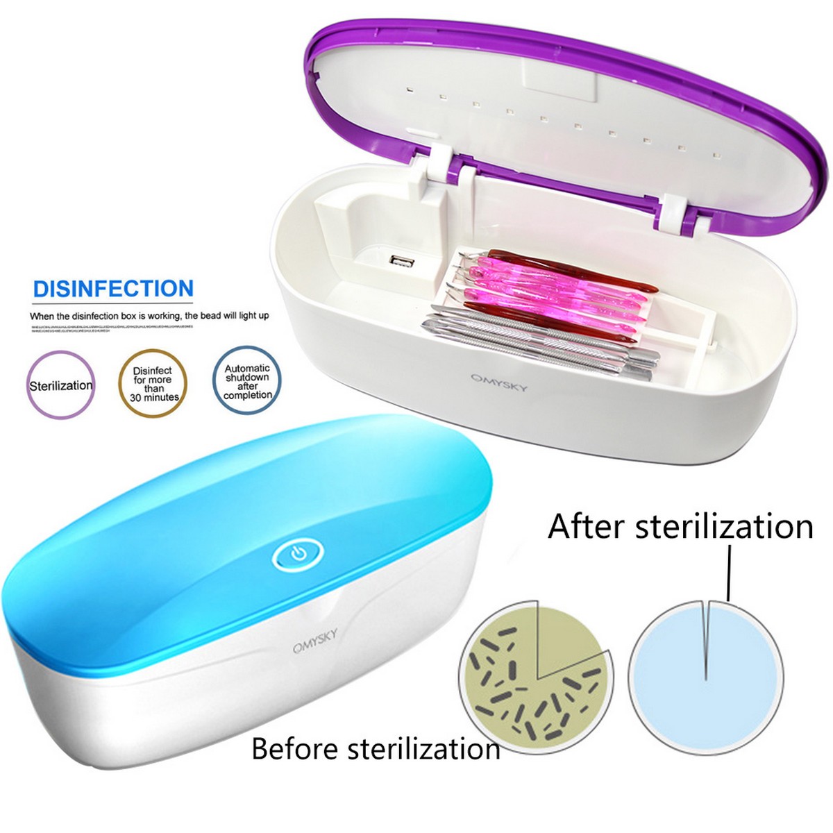 cutie de sterilizare pentru dezinfectare