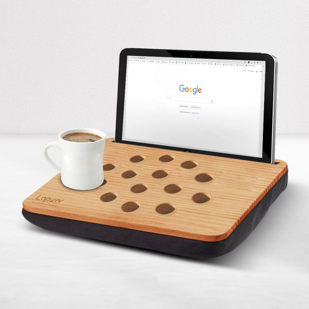 covoraș pentru tableta iPad - din lemn + pernă