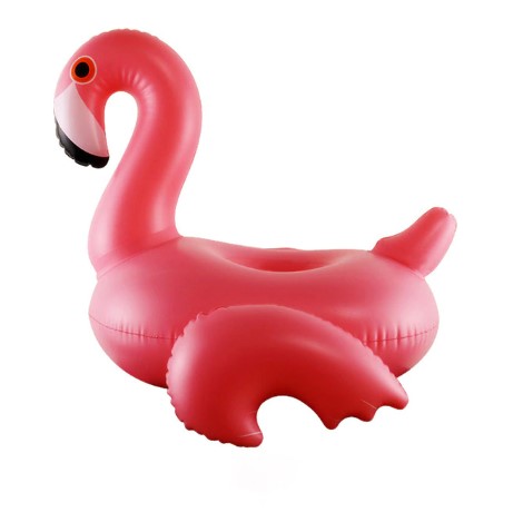 flamingo gonflabil pentru cupe ca suport