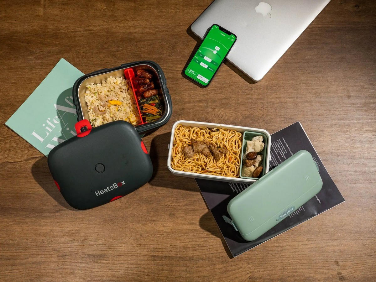 Cutie de prânz cu încălzire portabilă HeatsBox STYLE+