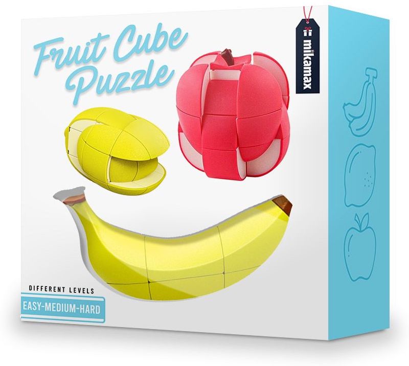 joc puzzle cu fructe cub de fructe