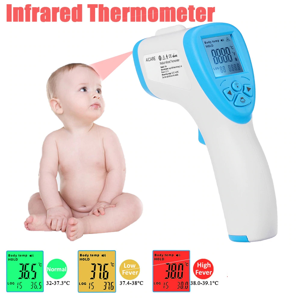 termometru cu infraroșu cu afișaj