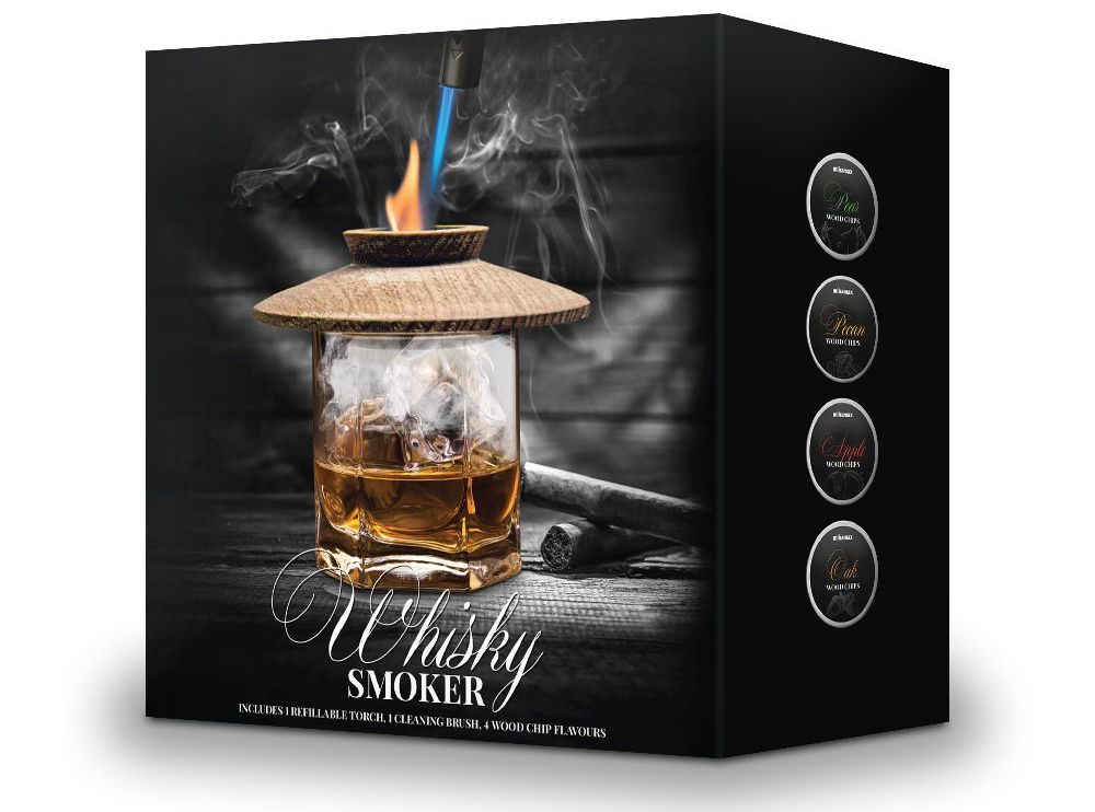 Kit bourbon pentru fumător de whisky pentru băutură de whisky afumat