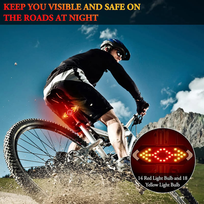semnalizatoare pentru biciclete și lumină spate