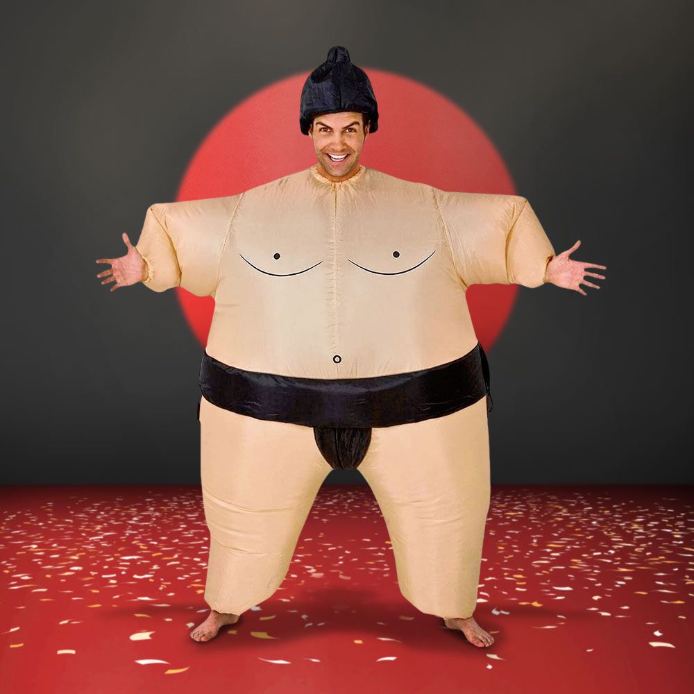 costum sumo Costum gonflabil pentru Halloween - luptător de sumo