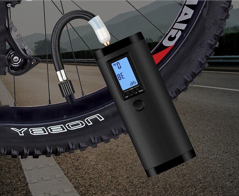 pompă digitală pentru biciclete