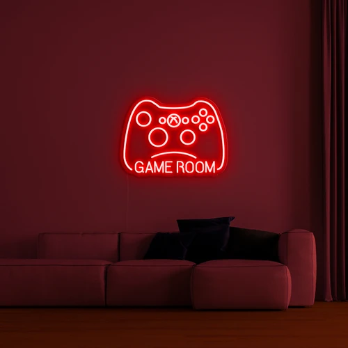 Logo 3D pe perete - GAMER