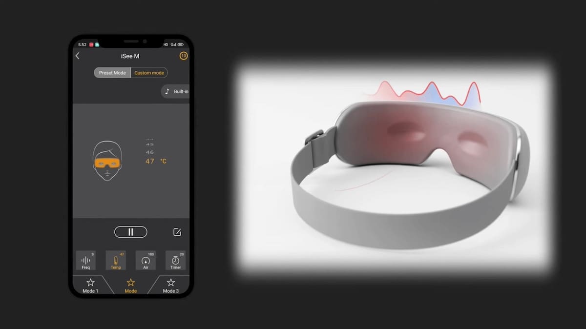 Ochelari vibratori cu tehnologie inteligentă și conexiune Bluetooth