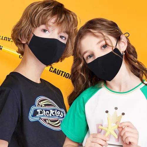 mască de protecție neagră pentru copii