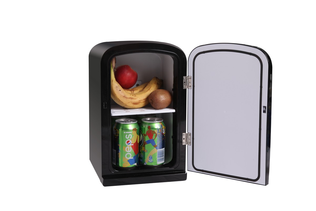 mini coolere frigider mic portabil negru