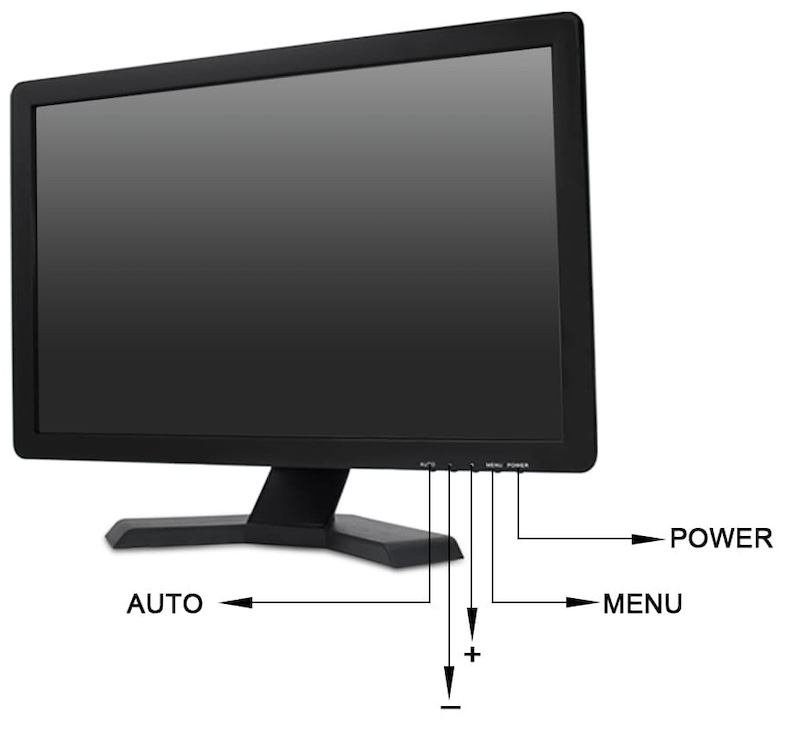 Monitor bnc Monitor LCD TFT Active Matrix de 19 inch