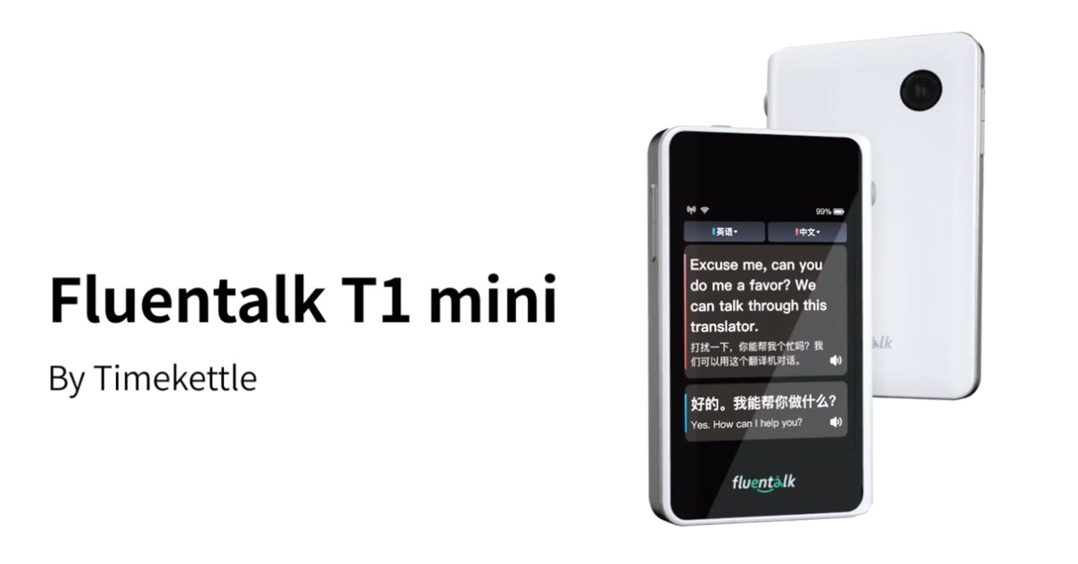 Fluentalk T1 mini Timekettle - traducător portabil de călătorie
