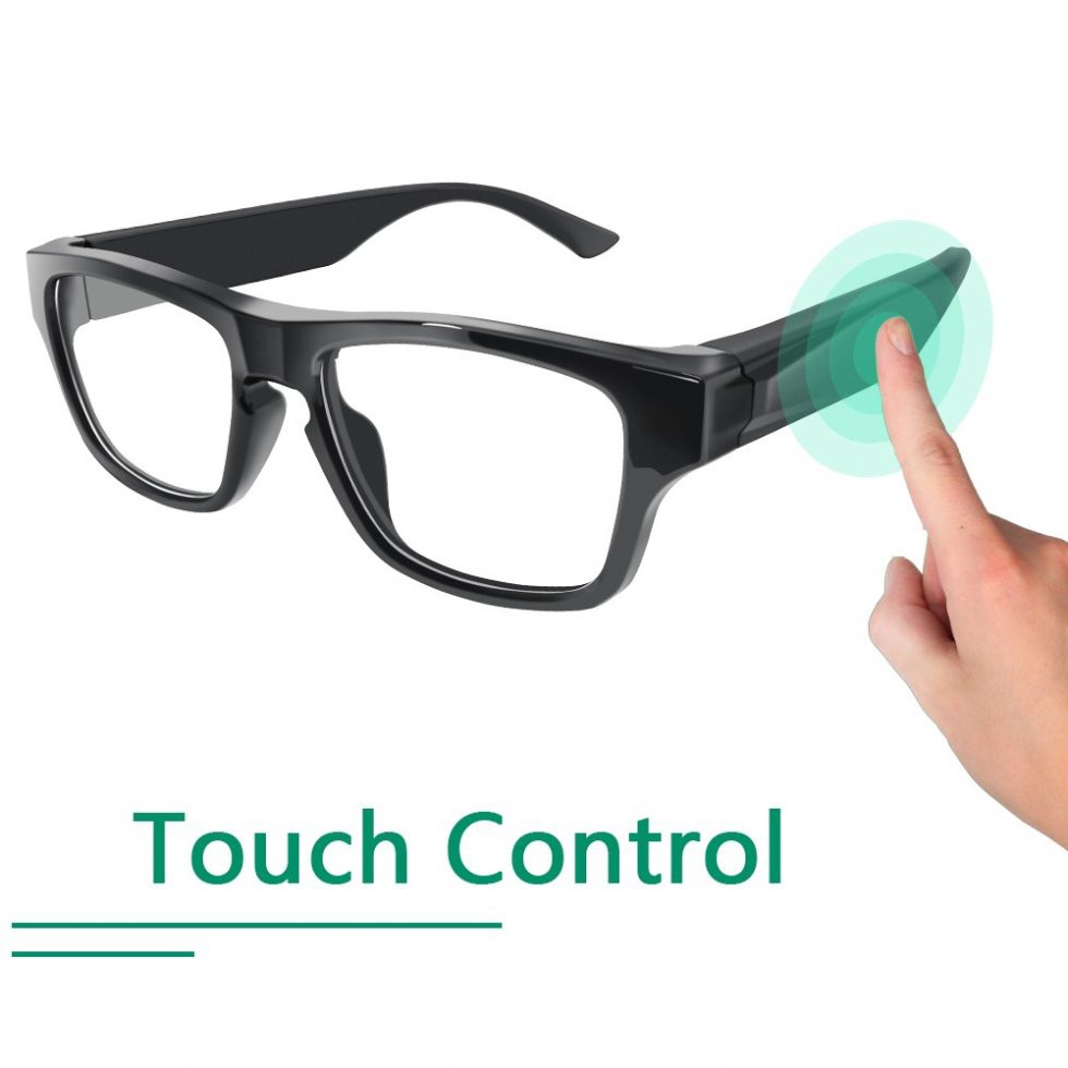 ochelari eleganti cu camera Full HD - control tactil