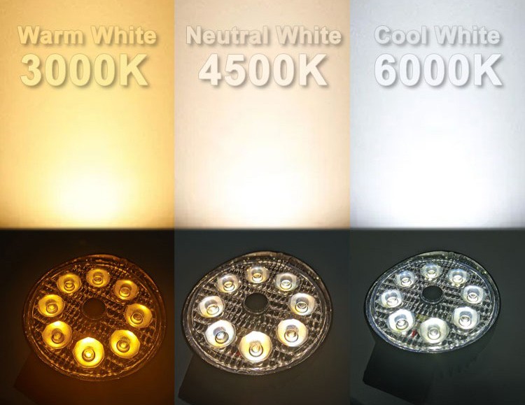Modul de luminozitate a lămpii LED cu mai multe lumini (lumină caldă, lumină neutră, lumină rece)