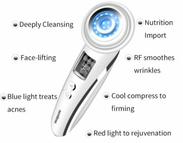 dispozitiv de întinerire a pielii pe bază de lumină RF și LED