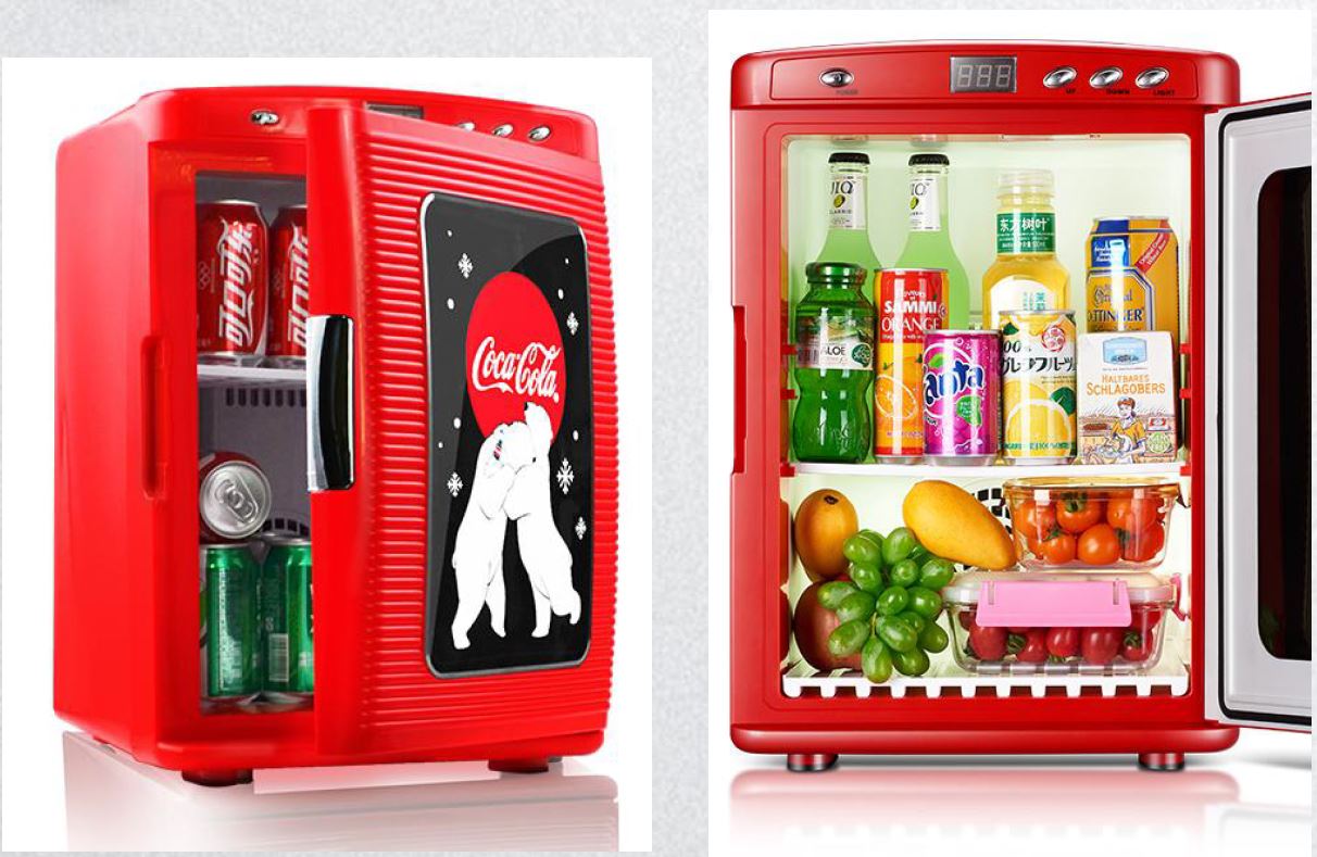 poate frigider coca cola red cooler